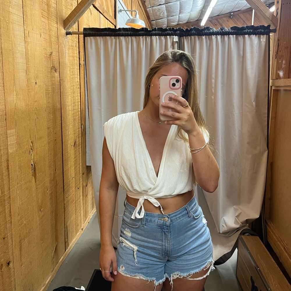Zara wrap top